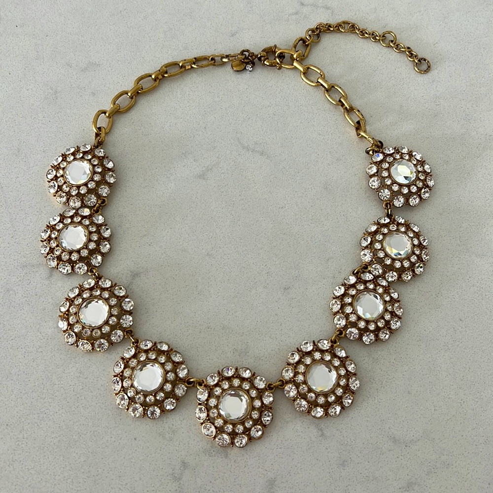 J Crew rhinestone necklace.